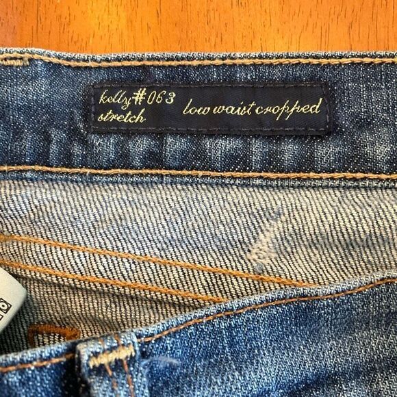 Citizens of Humanity Kelly 063 Low Waist Cropped Jeans, Size 25 - Picture 7 of 10